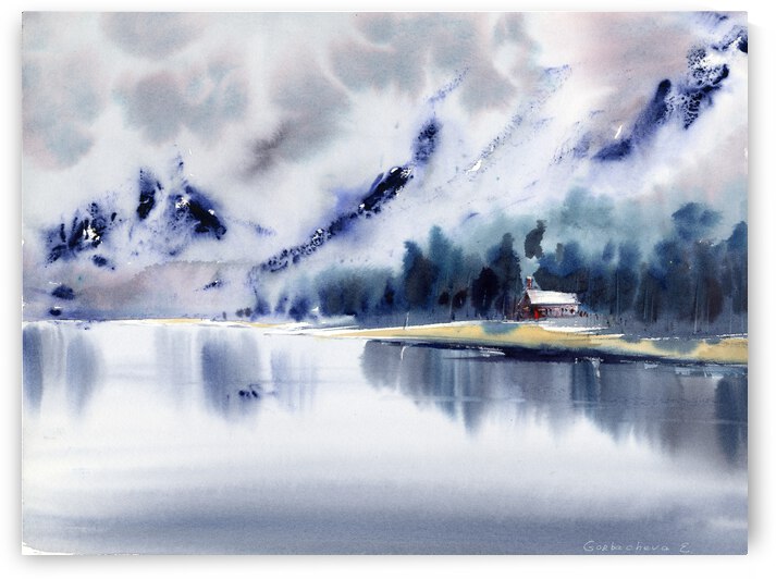 Lake house by Eugenia Gorbacheva