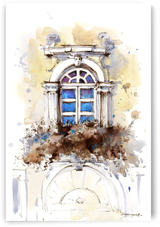Old window by Eugenia Gorbacheva