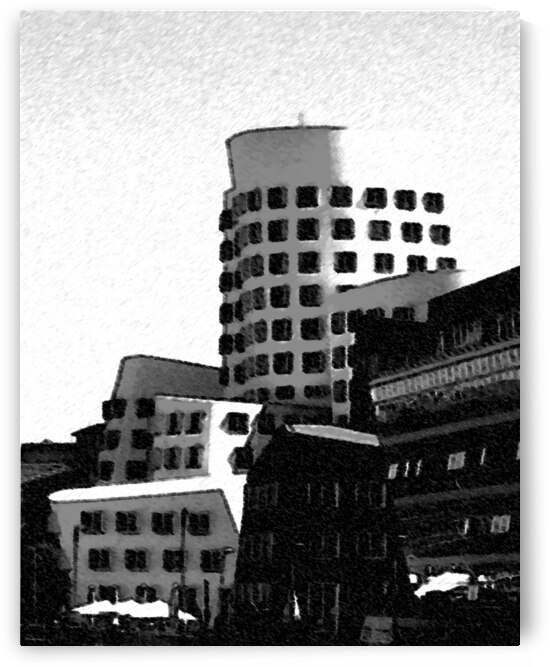 Dusseldorf Harbor Germany by Lisa Drew