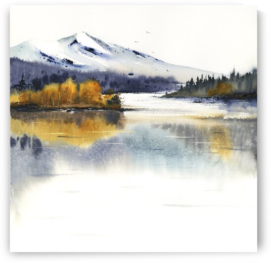  Autumn mountains 2 by Eugenia Gorbacheva