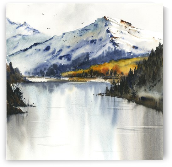  Autumn mountains 3 by Eugenia Gorbacheva