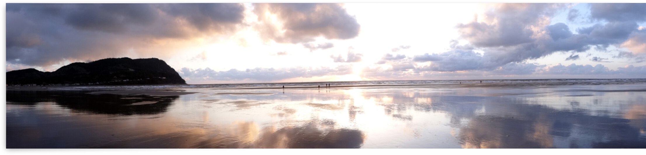 Seaside Panoramic Ocean View by E R Miller