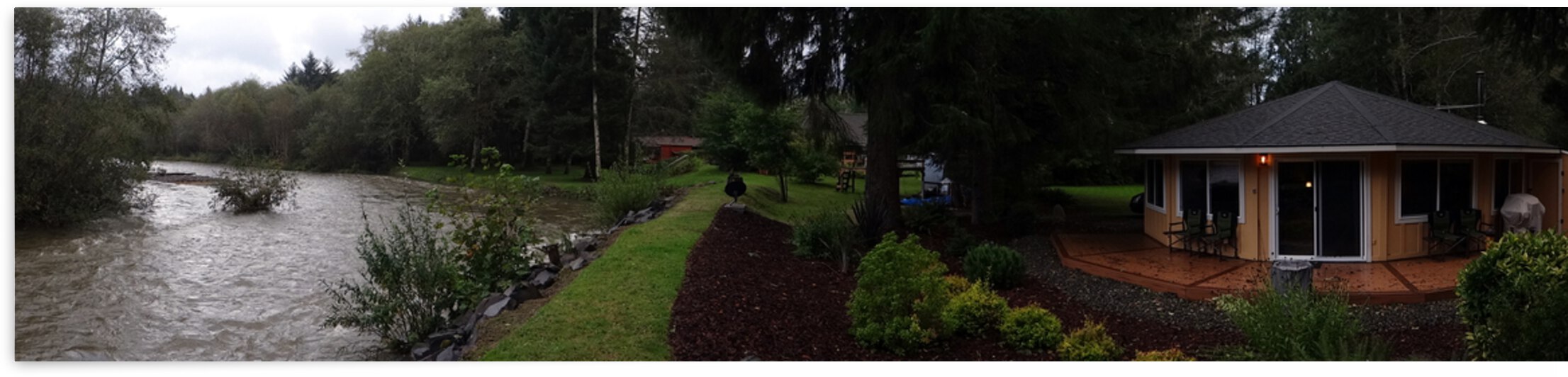 Necanicum River Round House by E R Miller