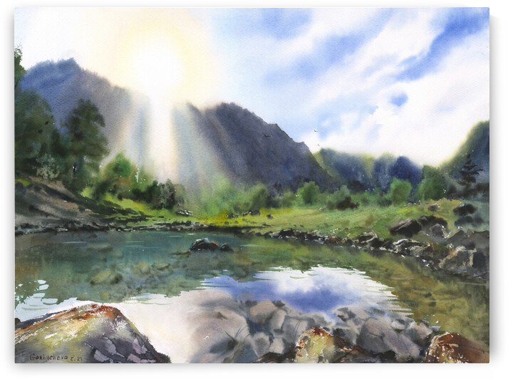 Mount Arkhyz 2 by Eugenia Gorbacheva