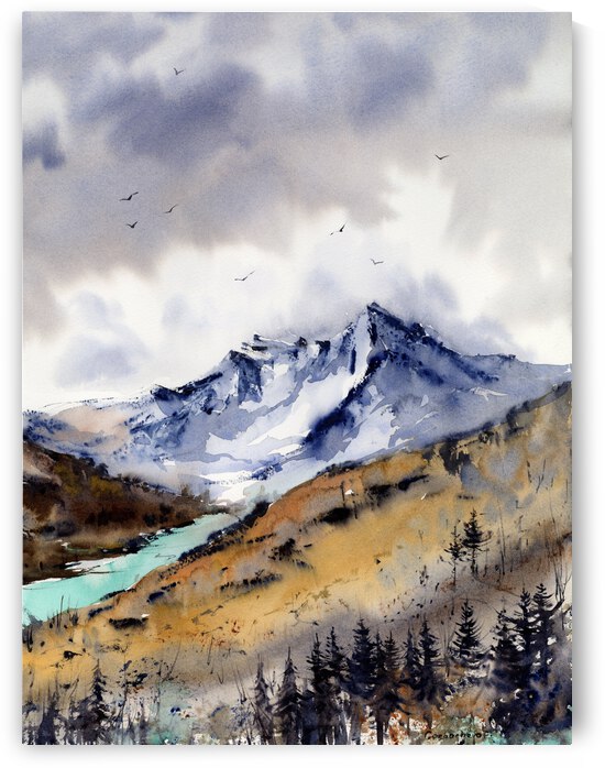 Turquoise river 2 by Eugenia Gorbacheva