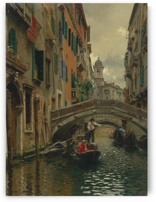 A quiet canal by Rubens Santoro