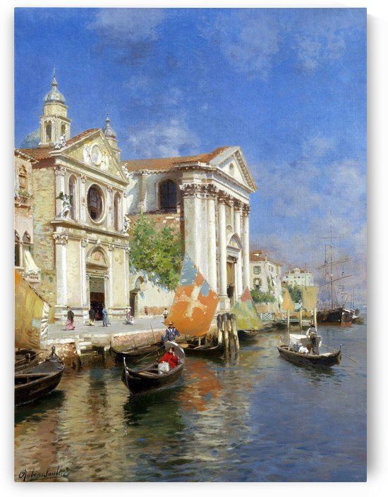 Riva degli Schiavoni by Rubens Santoro