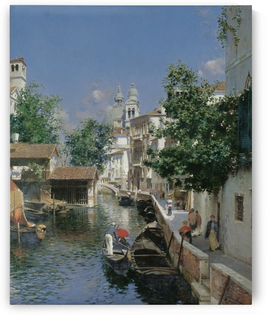 View from Giudecca towards the Church of Santa Maria della Salute by Rubens Santoro