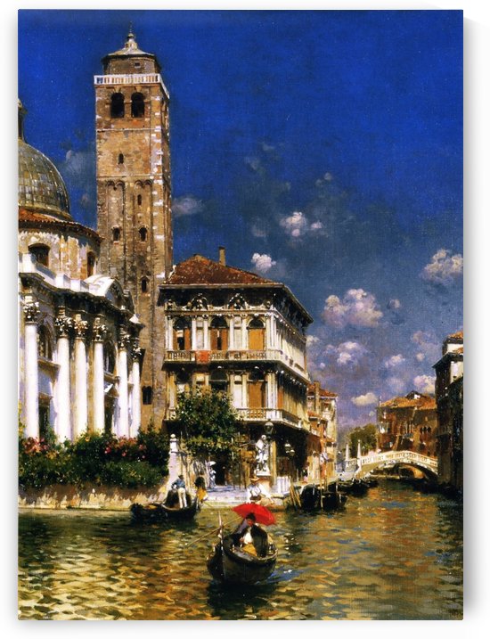 San Geremia, with Palazzo Labia, Venice by Rubens Santoro