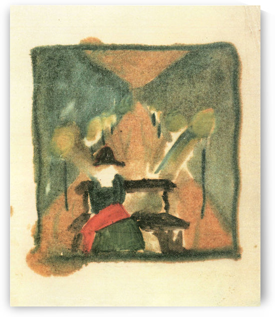 The man in the carriage by Walter Gramatte