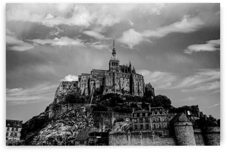 BW A Day at Mont Saint Michel 1 of 12 by 360 Studios