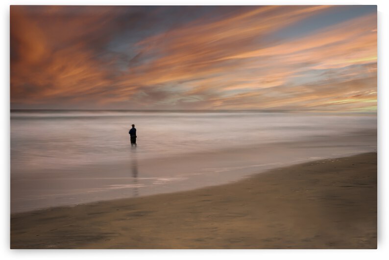 Torrey Pines Fishing at Sunset by Darren Jackson