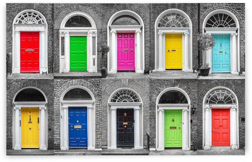 Doors of Dublin by DELPHIMAGES