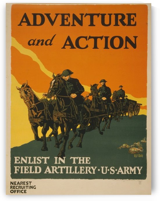 Adventure and Action by VINTAGE POSTER