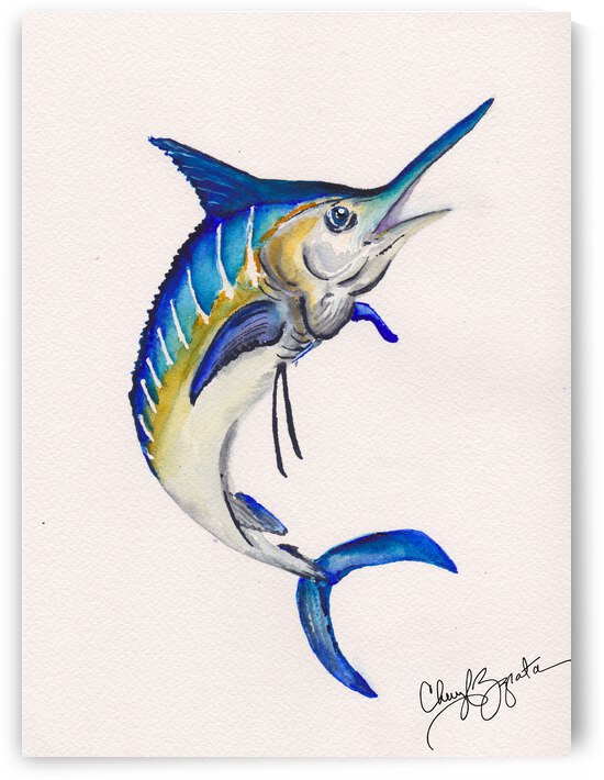Blue Marlin by Cheryl Zapata