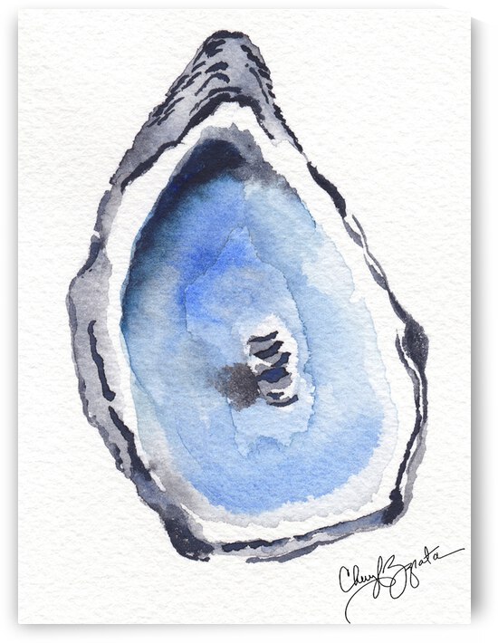 Black & Blue Oysters by Cheryl Zapata