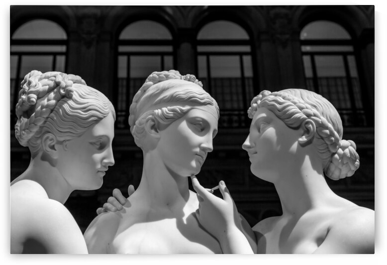 The Tree Graces - Bertel Thorvaldsen by Paolo Modena