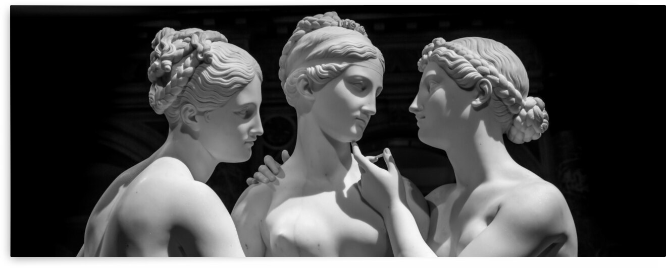 The Tree Graces - Bertel Thorvaldsen by Paolo Modena