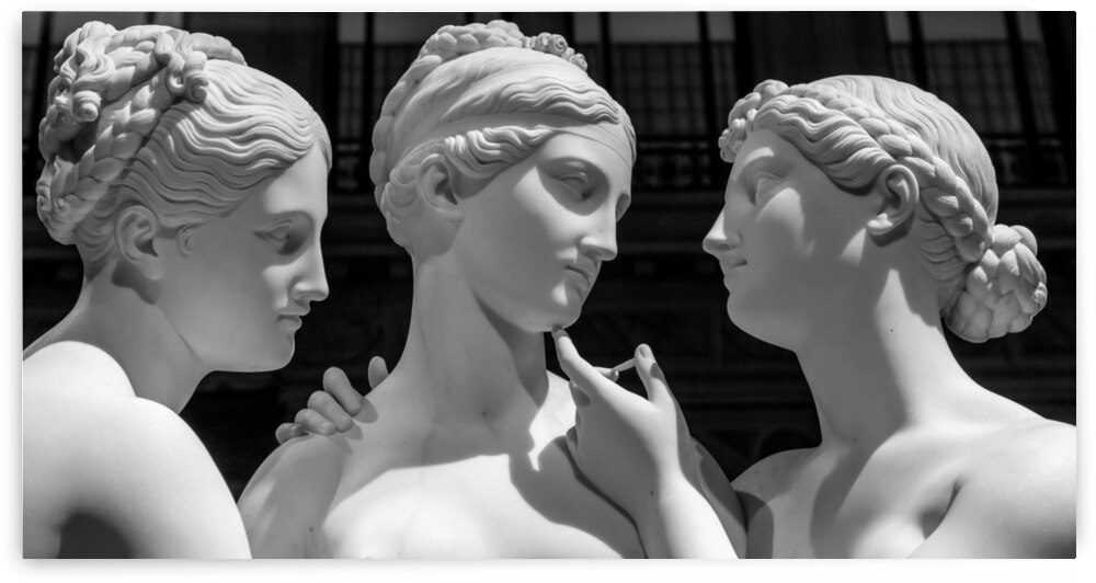 The Tree Graces - Bertel Thorvaldsen by Paolo Modena