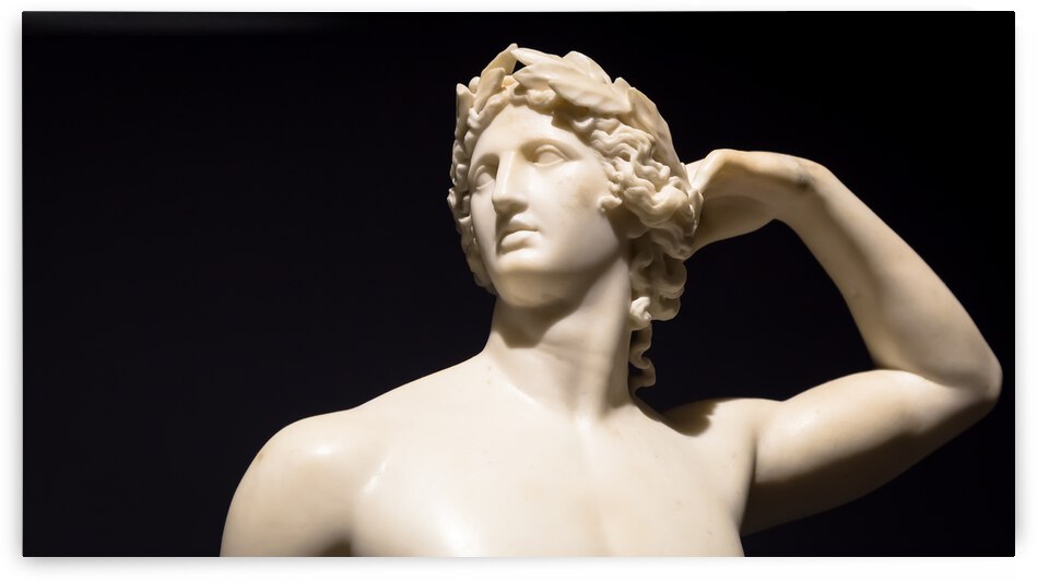 Apollo Crowing Himself - Antonio Canova ancient sculpture - 1782 by Paolo Modena