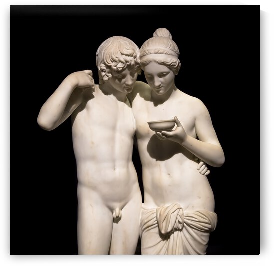 Cupid and Psyche Amore e Psiche by Bertel Thorvaldsen by Paolo Modena