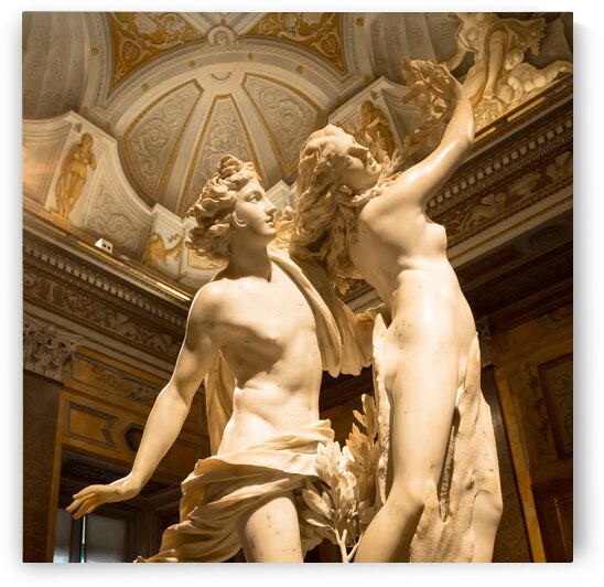 Gian Lorenzo Bernini masterpiece - Apollo e Dafne - dated 1625 - Rome - Italy by Paolo Modena