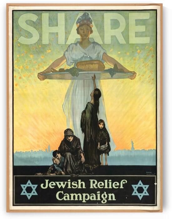 Jewish Campaign by VINTAGE POSTER