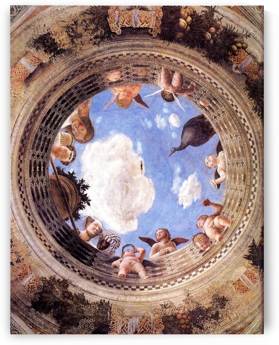 Mantegna Ceiling Oculus in the Camera degli Sposi, Mantova by Andrea Mantegna