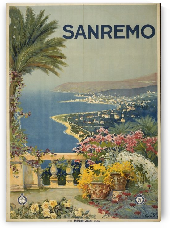 San Remo by VINTAGE POSTER