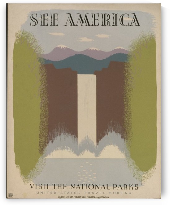 See America by VINTAGE POSTER