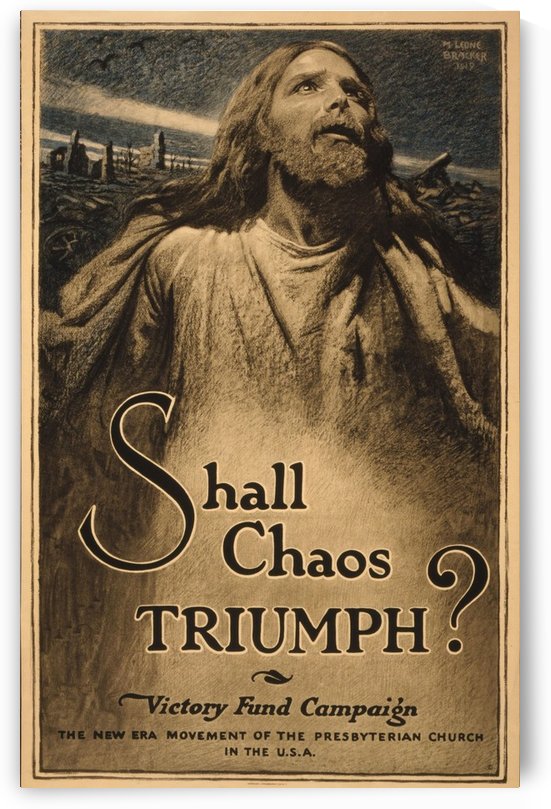 Shall Chaos Triumph! by VINTAGE POSTER