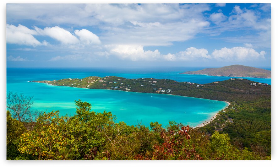 Panoramic view of Magens Bay by Steve Heap