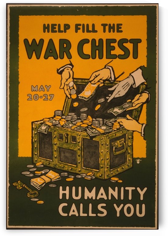 War Chest by VINTAGE POSTER