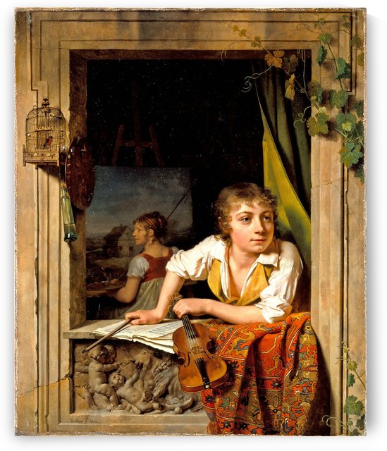 Painting and Music by Martin Drolling