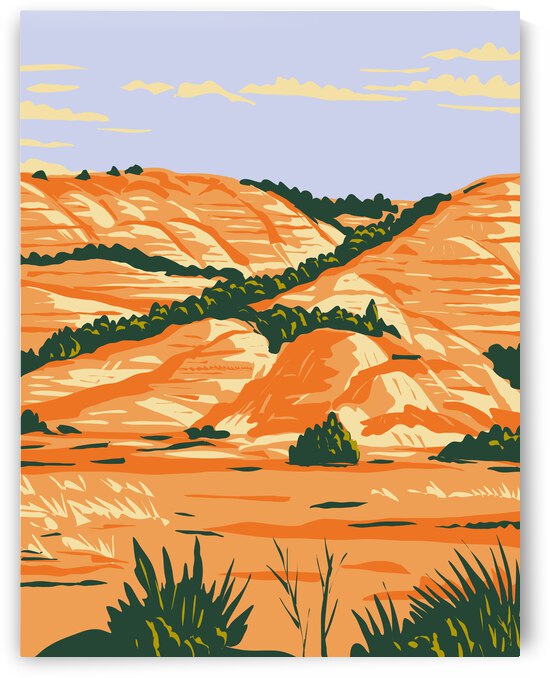 Theodore Roosevelt National Park WPA 1 by patrimonio