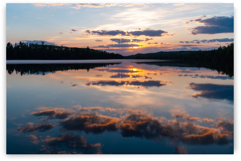 Glassy Lake Sunrise by Noah Lang