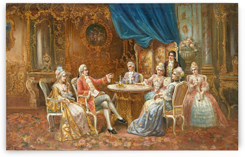 Galante Tischgesellschaft by Stephan Sedlacek