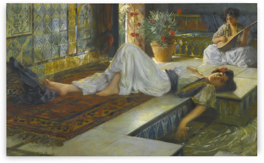 Afternoon repose by Ferdinand Max Bredt