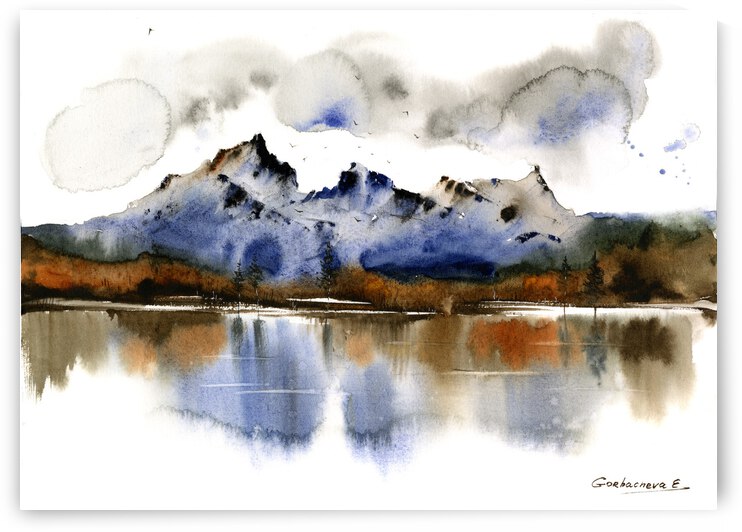 Mountains 2 by Eugenia Gorbacheva
