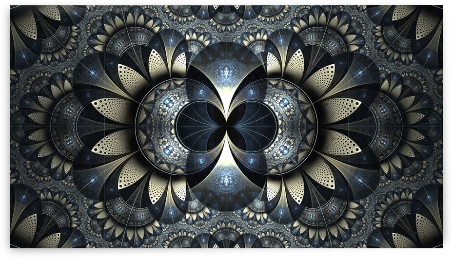 Circle Fractals by Artisan Canvas Prints