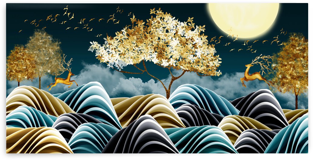 3d minimalism by Artisan Canvas Prints