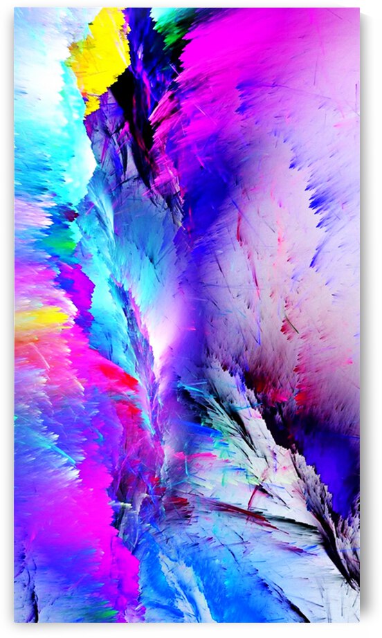 abstract fractal portrait by Artisan Canvas Prints