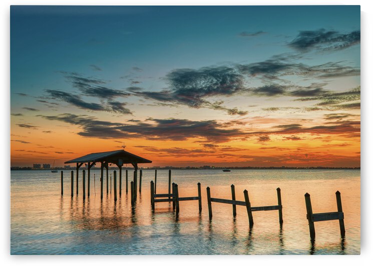  MELBOURNE CAUSEWAY SUNSET  by Ercan Ekinci