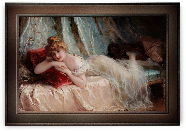 Perezosa Idle Woman by Daniel Hernandez Morillo Remastered Xzendor7 Classical Fine Art Old Masters Reproductions by xzendor7