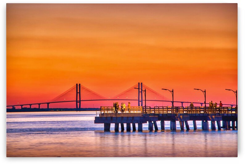 SUNSET at SIDNEY LANIER BRIDGE by Ercan Ekinci