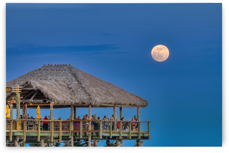 MOONRISE COCOA BEACH PIER by Ercan Ekinci