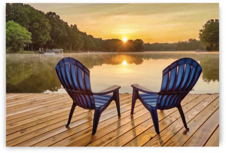 CALM LAKE SUNRISE by Ercan Ekinci