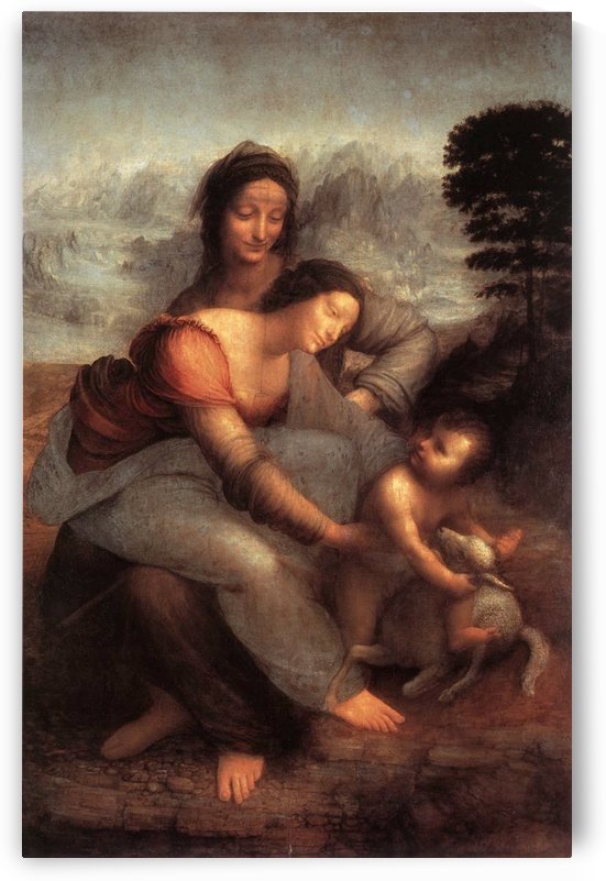 The Virgin and Child with Saint Anne by Leonardo da Vinci