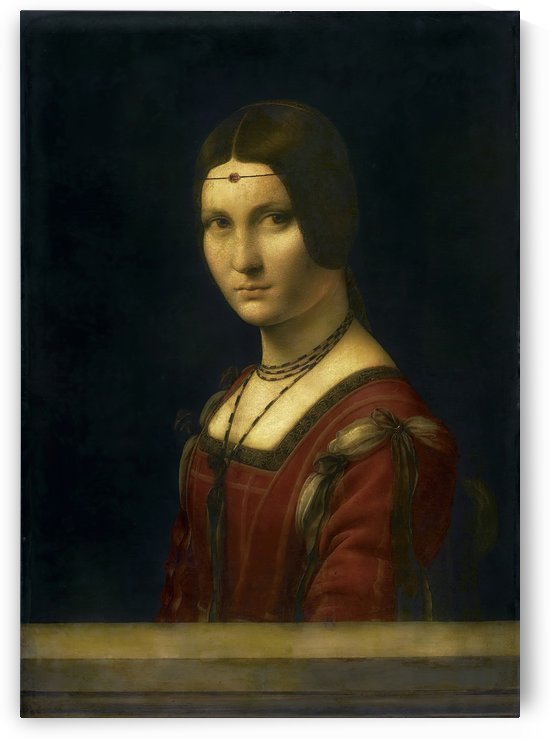 La Belle Ferroniere by Leonardo da Vinci