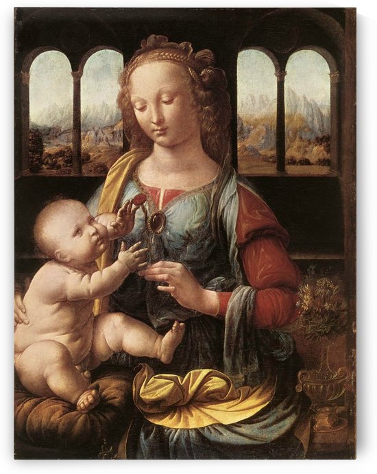The Madonna of the Carnation by Leonardo da Vinci